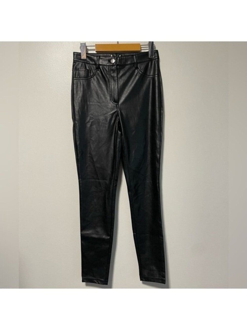 Wilfred Faux Leather Black Vegan Skinny Pants - Size 2